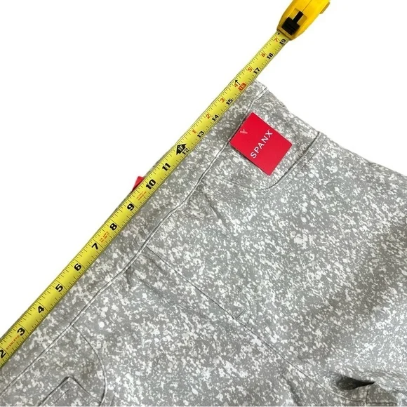 Spanx Jean-ish In Speckled Grey Leggings Pants - Picture 14 of 16
